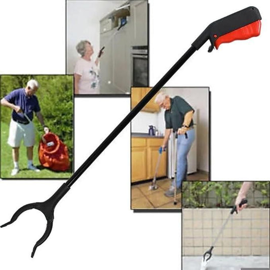 Extra Long Pickup Trash/Garbage Picker With Rotating Hand