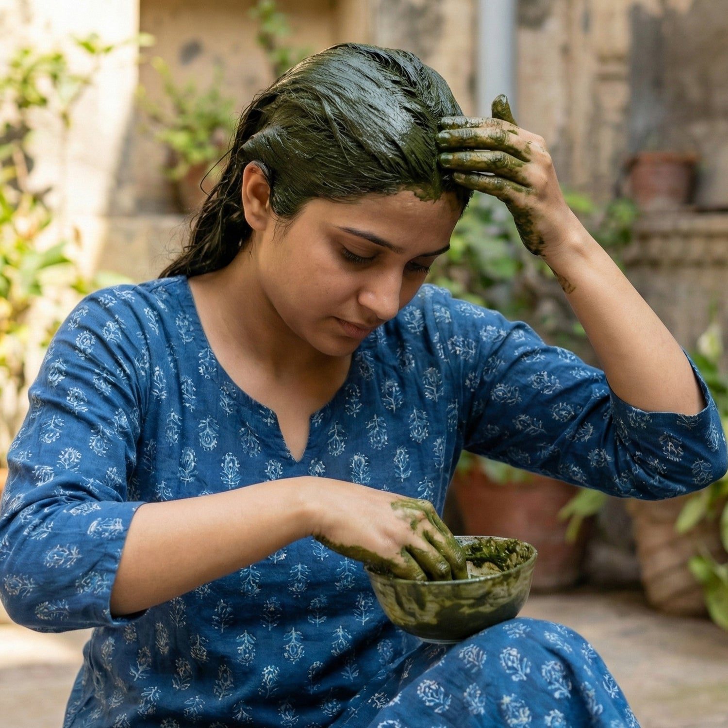 Natural Bhringraj Powder for Traditional Hair Care Ð 80 gm