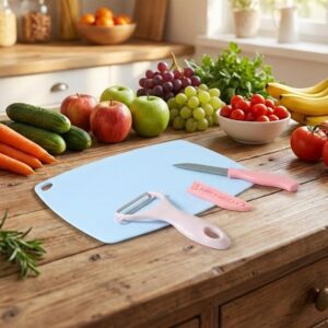 3-in-1 Multipurpose Fruit and Vegetable Cutting Board Set (1 Set)