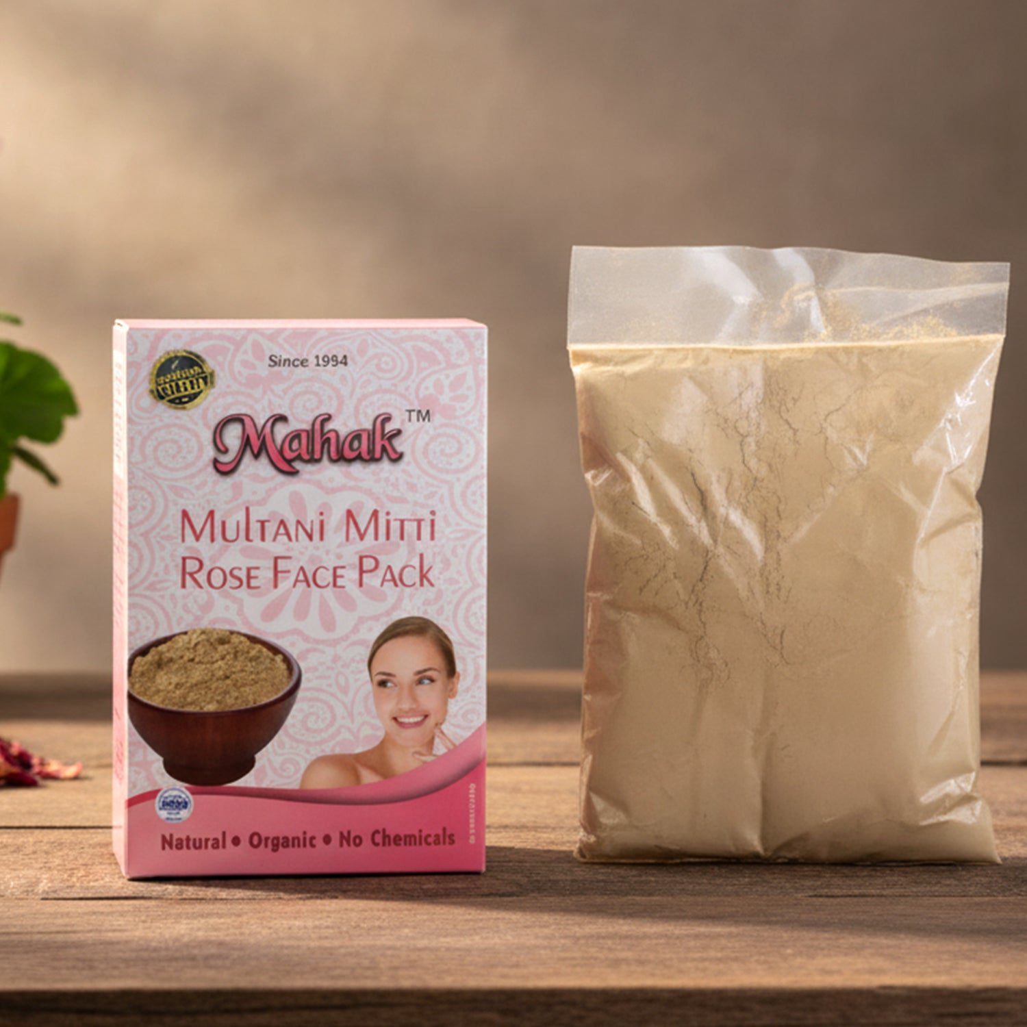 Herbal Multani Mitti & Rose Based Face Pack Ð 80 gm