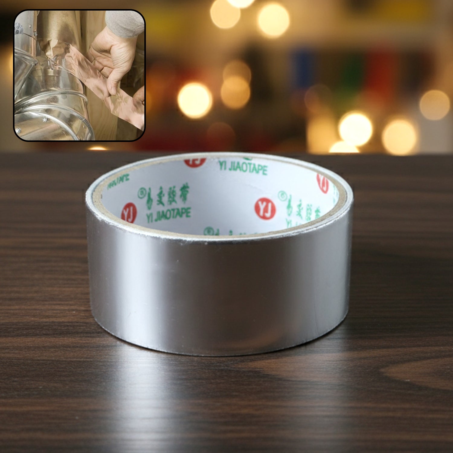 Heavy-Duty Aluminium Foil Adhesive Tape 85?40 mm (1 Pc)