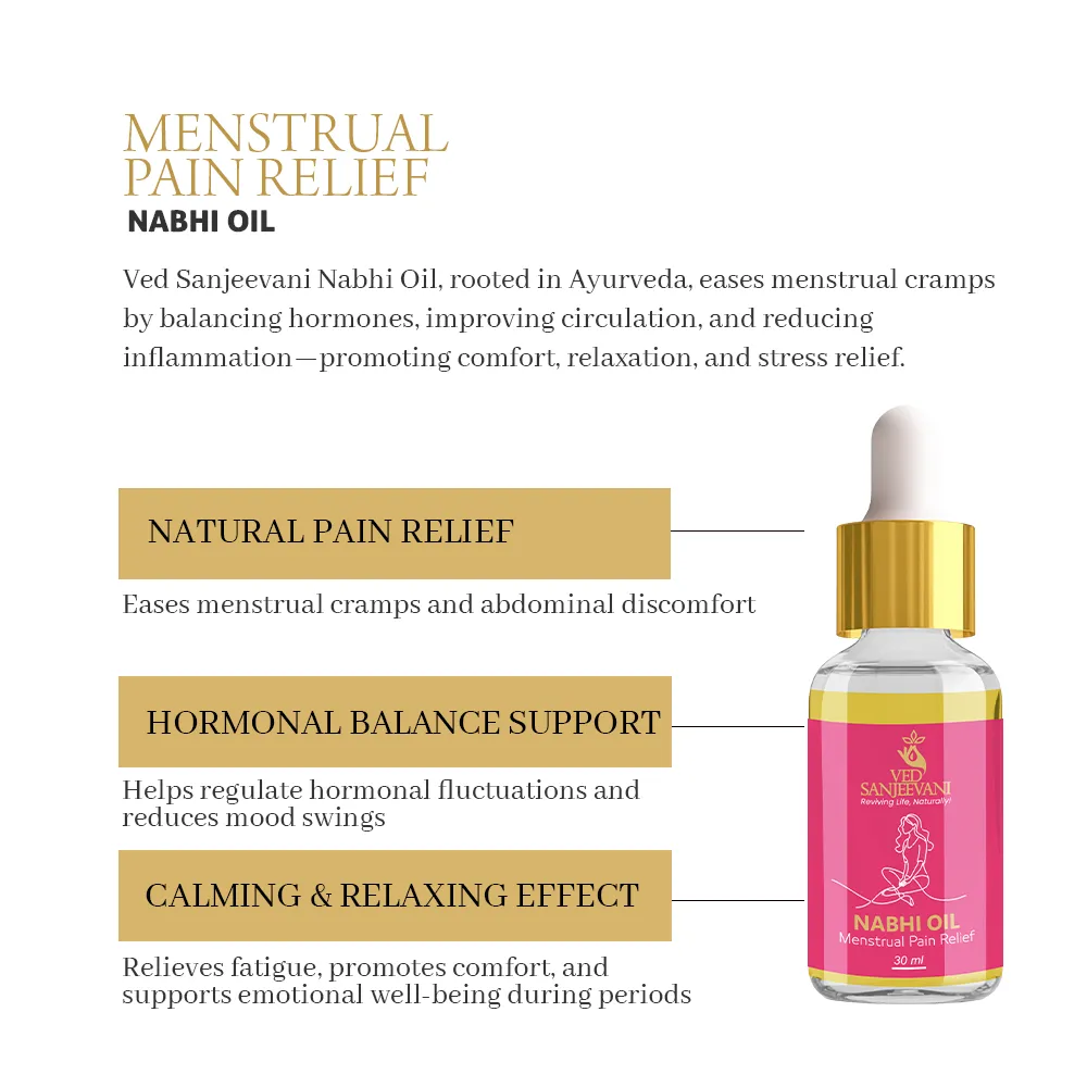 Menstrual Pain Relief Nabhi Oil : Kikikart