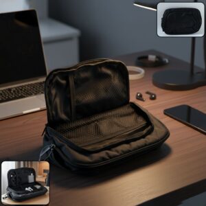 Small Electronics Accessories Organizer Pouch (1 Pc)