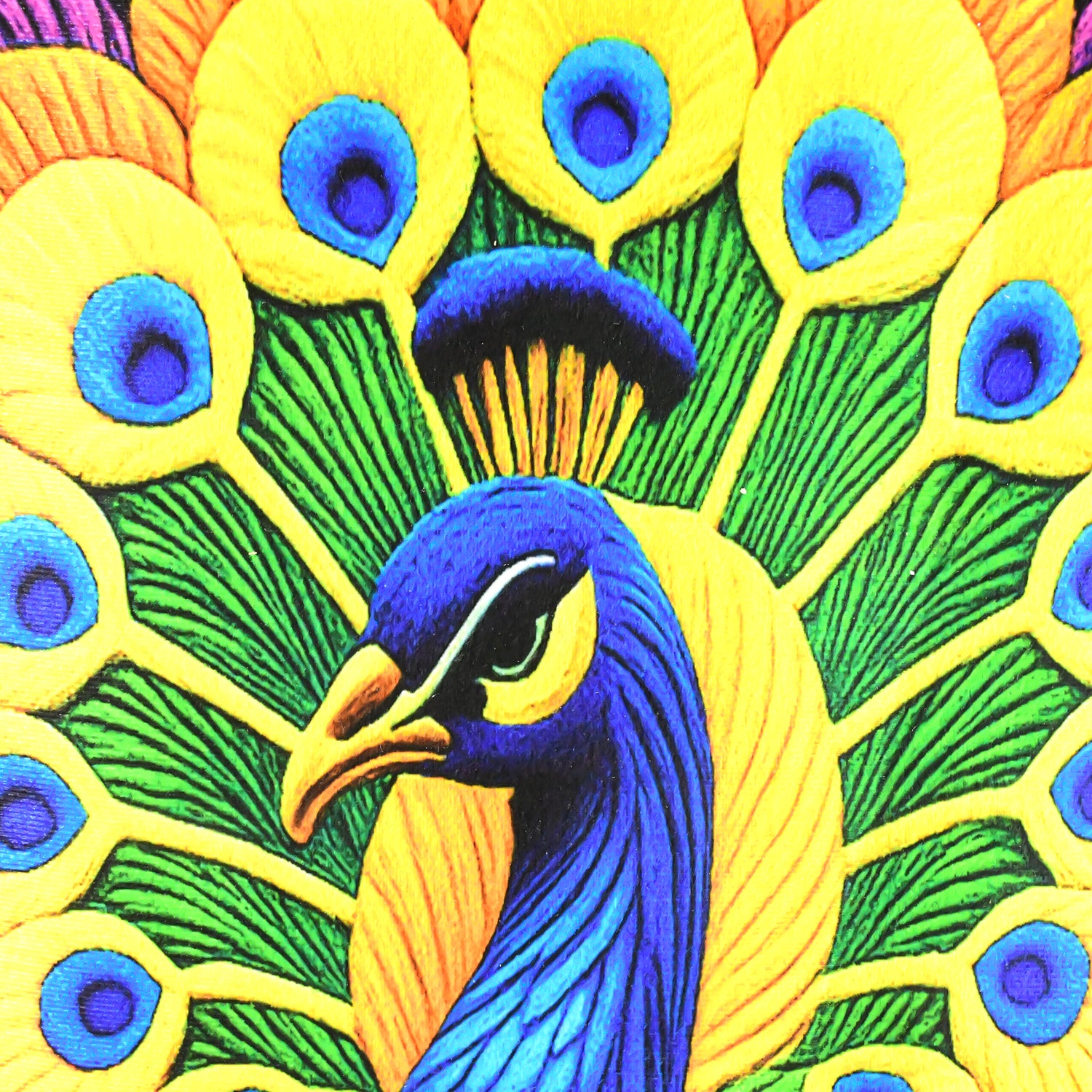 Peacock Design Anti-Slip Floor Mat β Soft Velvet Touch