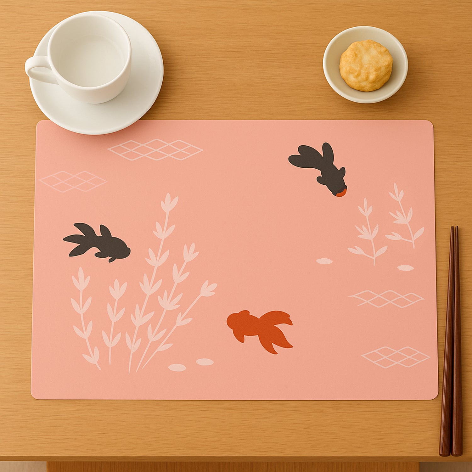 Dining Table Placemats β Elegant Heat Resistant Fish Design Set