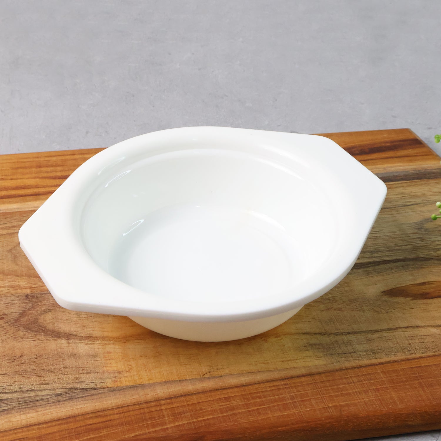 Plastic Serving Bowl with Easy-Grip Side Tabs β Durable & Lightweight
