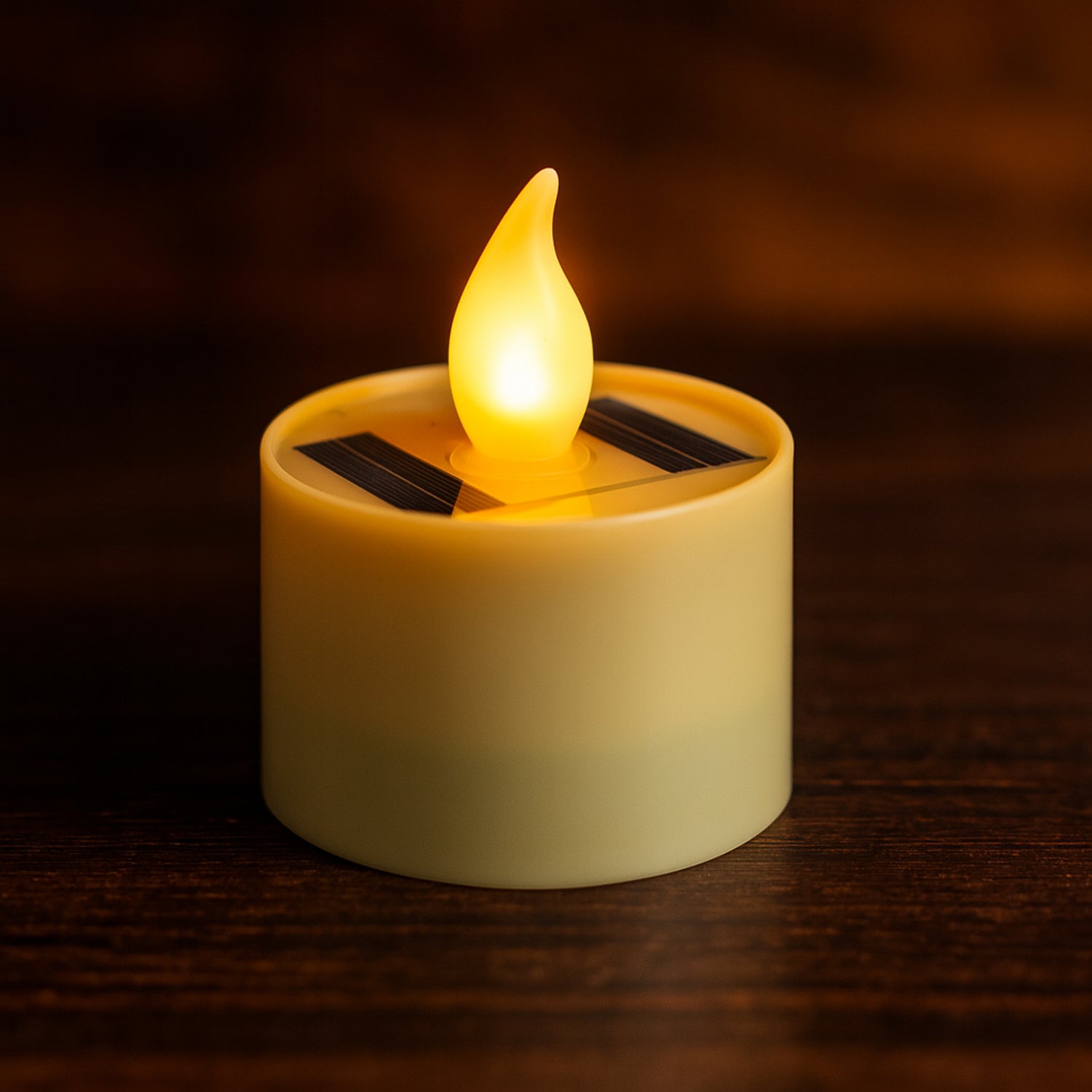 Solar Powered LED Flameless Candle β Safe Warm Glow for Decor