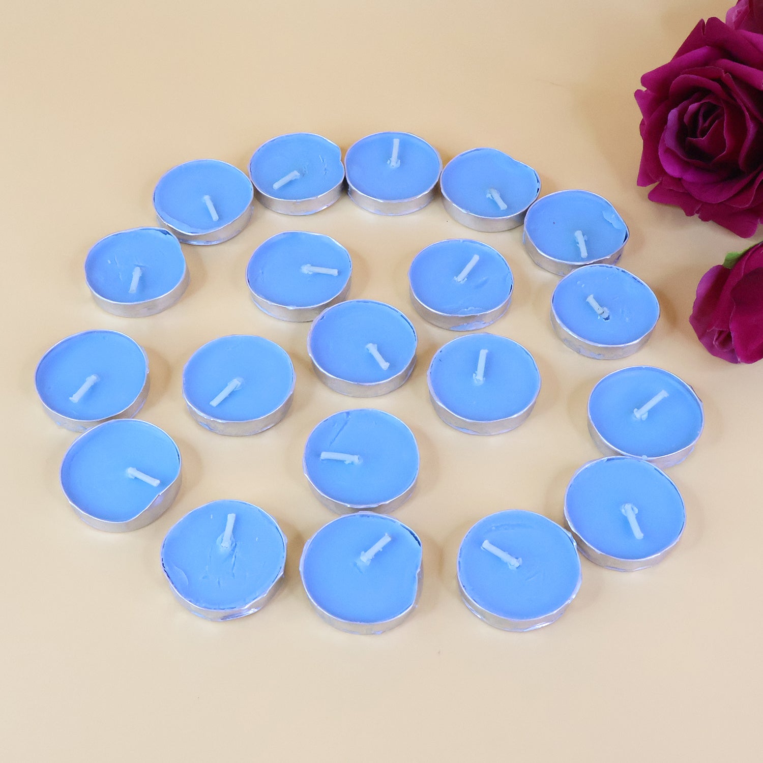 Tea Light Candles Set – 20 Multicolor Flameless Candles