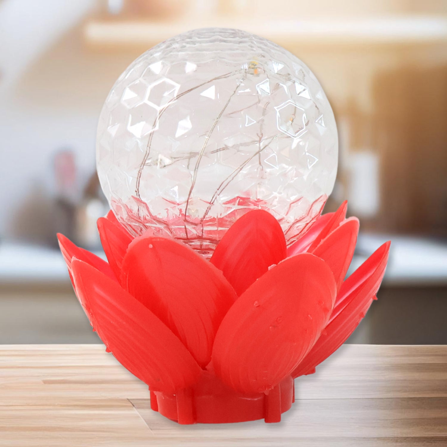 Crystal Ball Lotus LED Decorative Light β Color Changing Ambient Lamp
