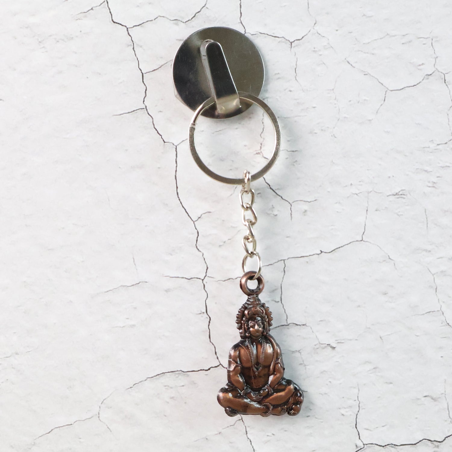 Hanuman Keychain Set – Durable Metal 2-Piece Mix Design