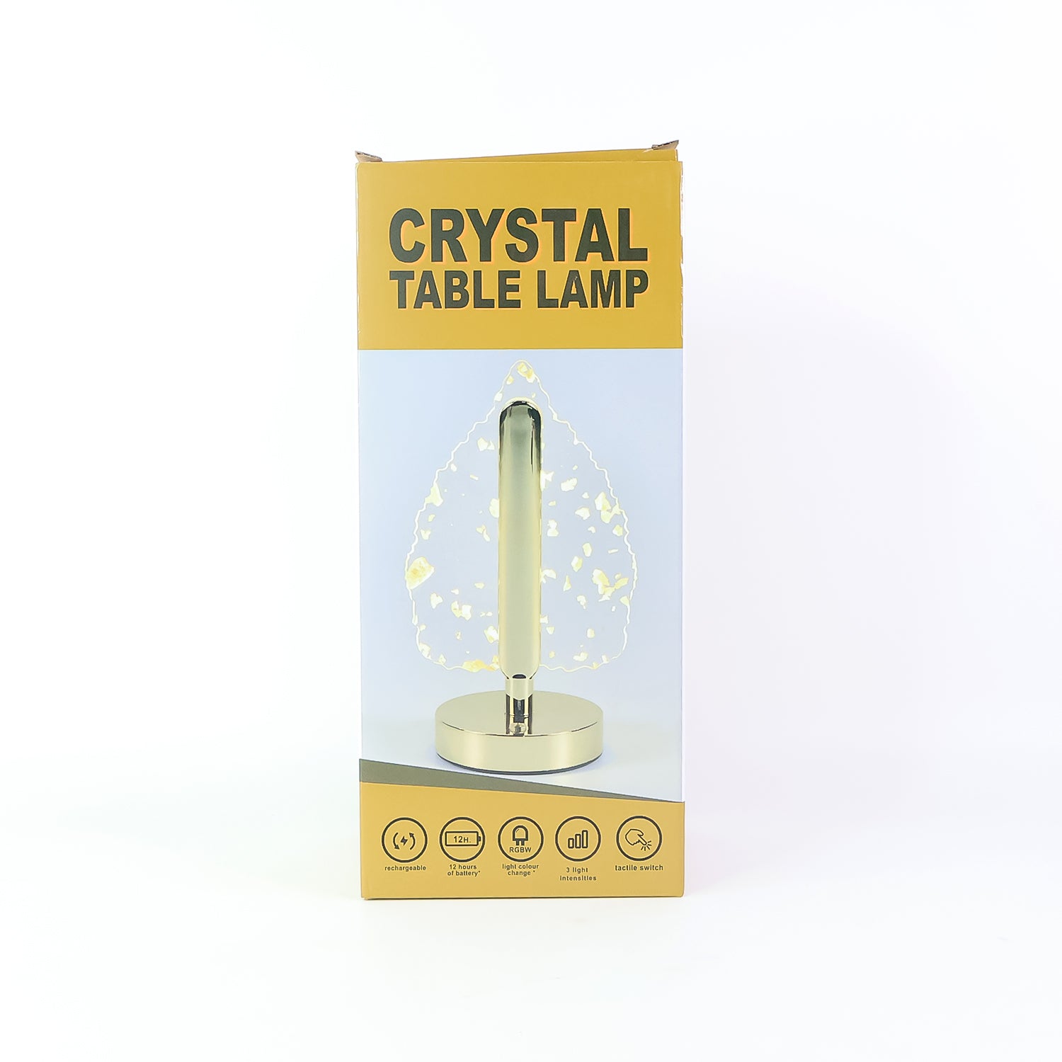 Luxury Crystal Table Lamp β Four-Leaf Clover USB Rechargeable