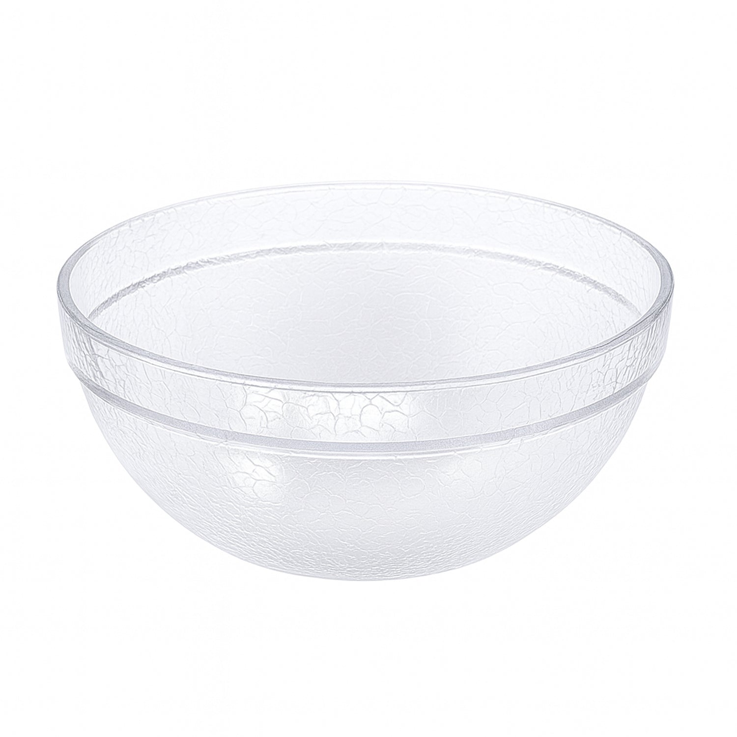 Idli Mixing Bowl – Transparent Textured Plastic, Spill-Resistant