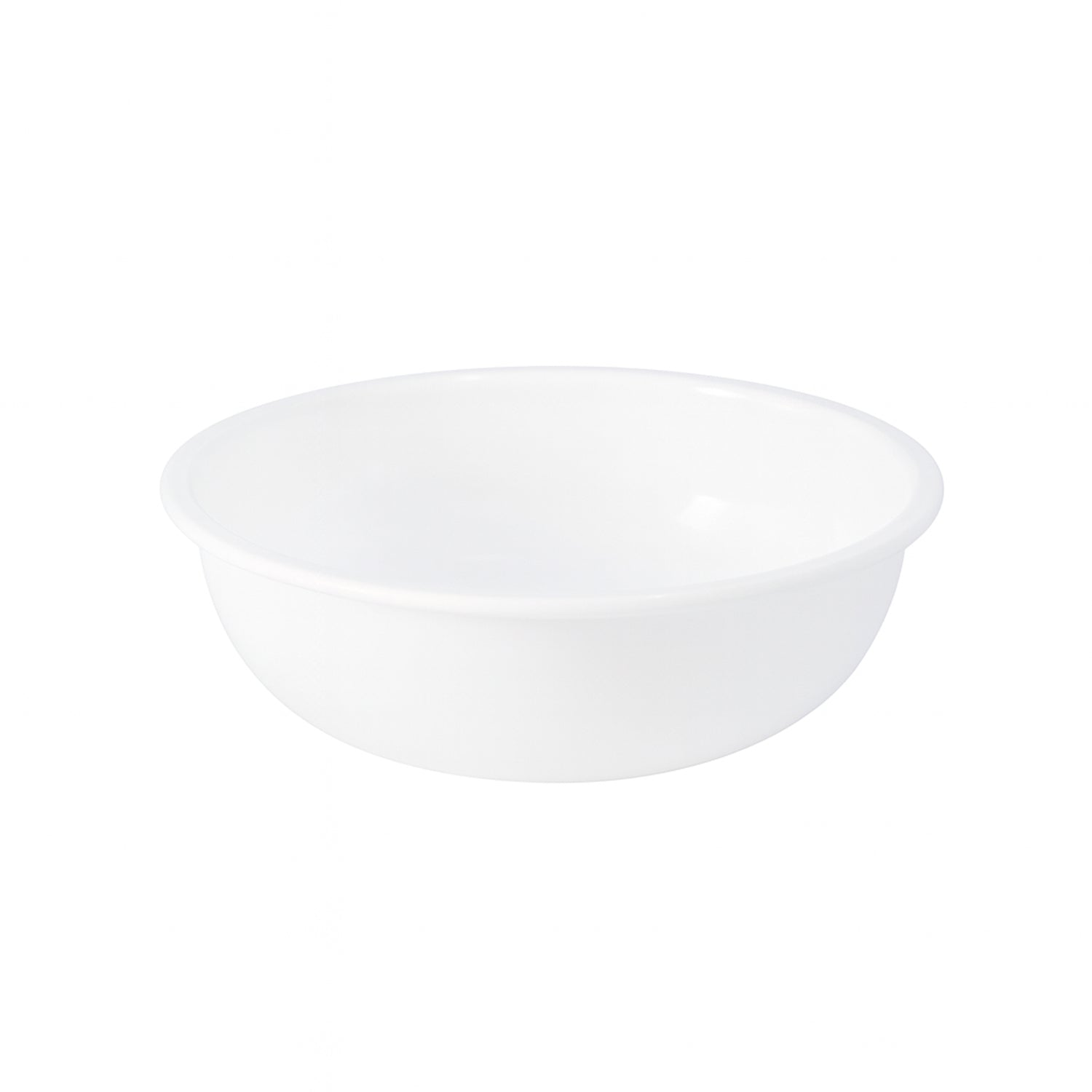 Plastic Serving Bowl 6 Inch β Deep Round White Kitchen Bowl