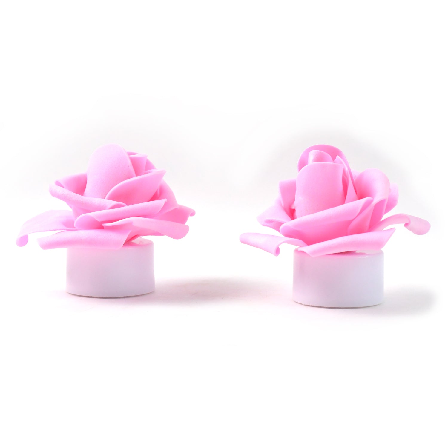 Rose LED Flickering Tealight Candles – Romantic Flameless Glow