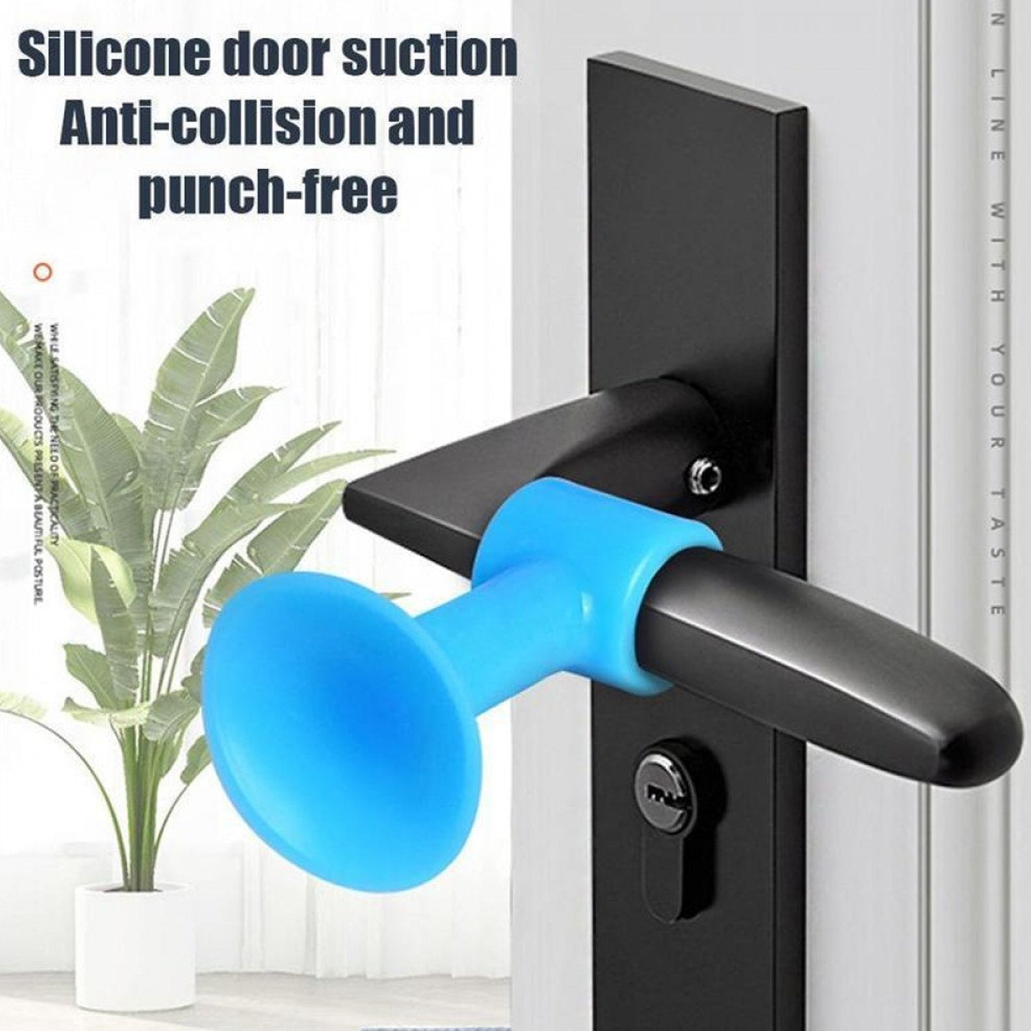 Silicone Door Stopper โ Mini Anti-Collision Crash Pad