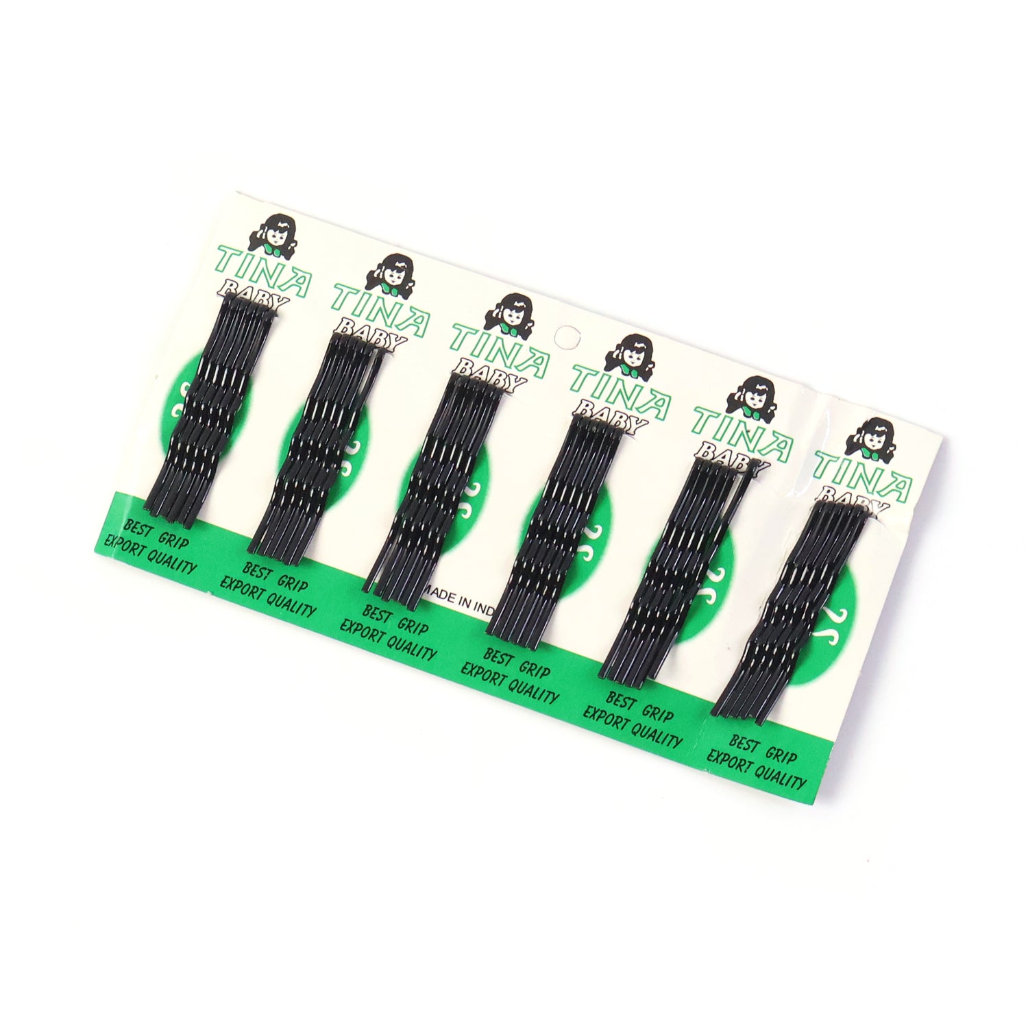 Small Black Bobby Pins β Strong Non-Slip Hair Clips, 36 Pc