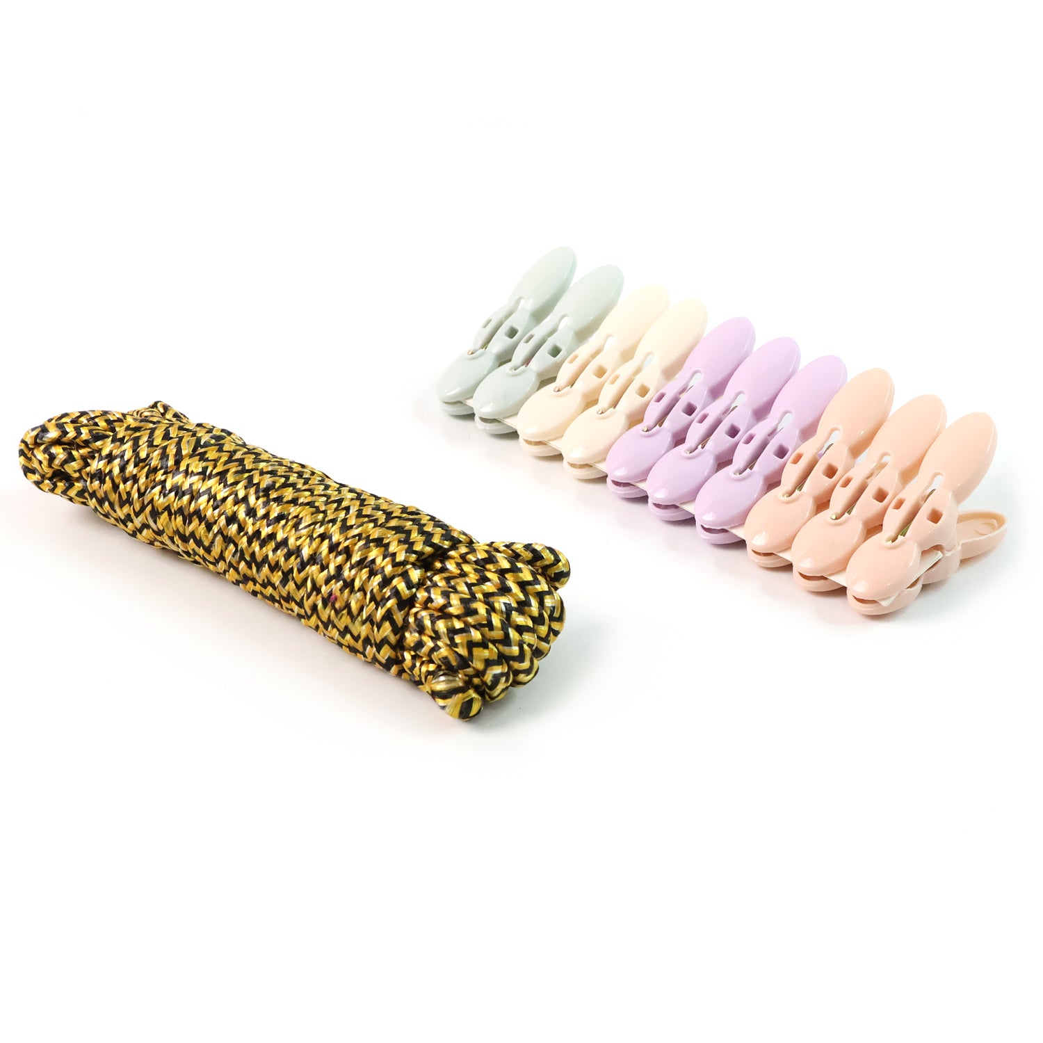 Clothes Drying Rope – Strong, Tangle-Resistant Laundry Line with Cloth Clips
