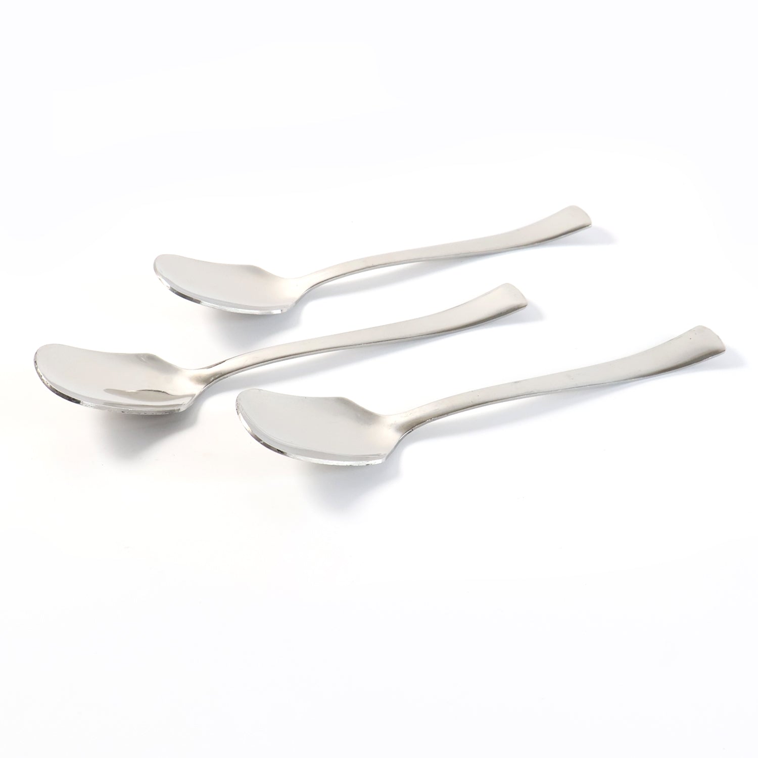 Stainless Steel Ice-Cream Spoon Set – Durable & Mirror Polished
