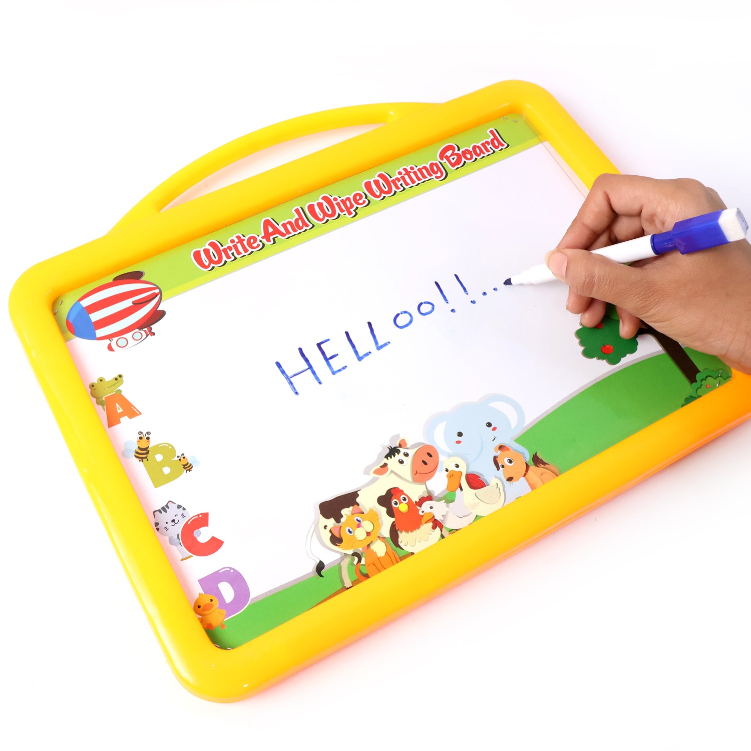 Kids Writing Board Set – Double-Sided Whiteboard & Blackboard