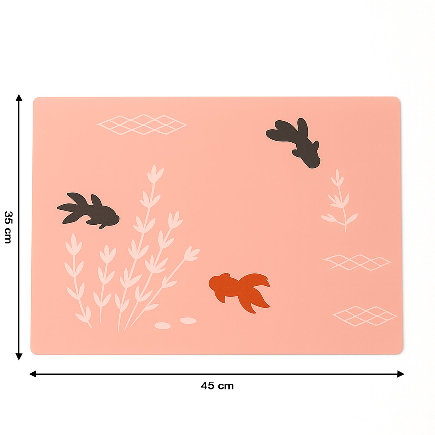Dining Table Placemats β Elegant Heat Resistant Fish Design Set