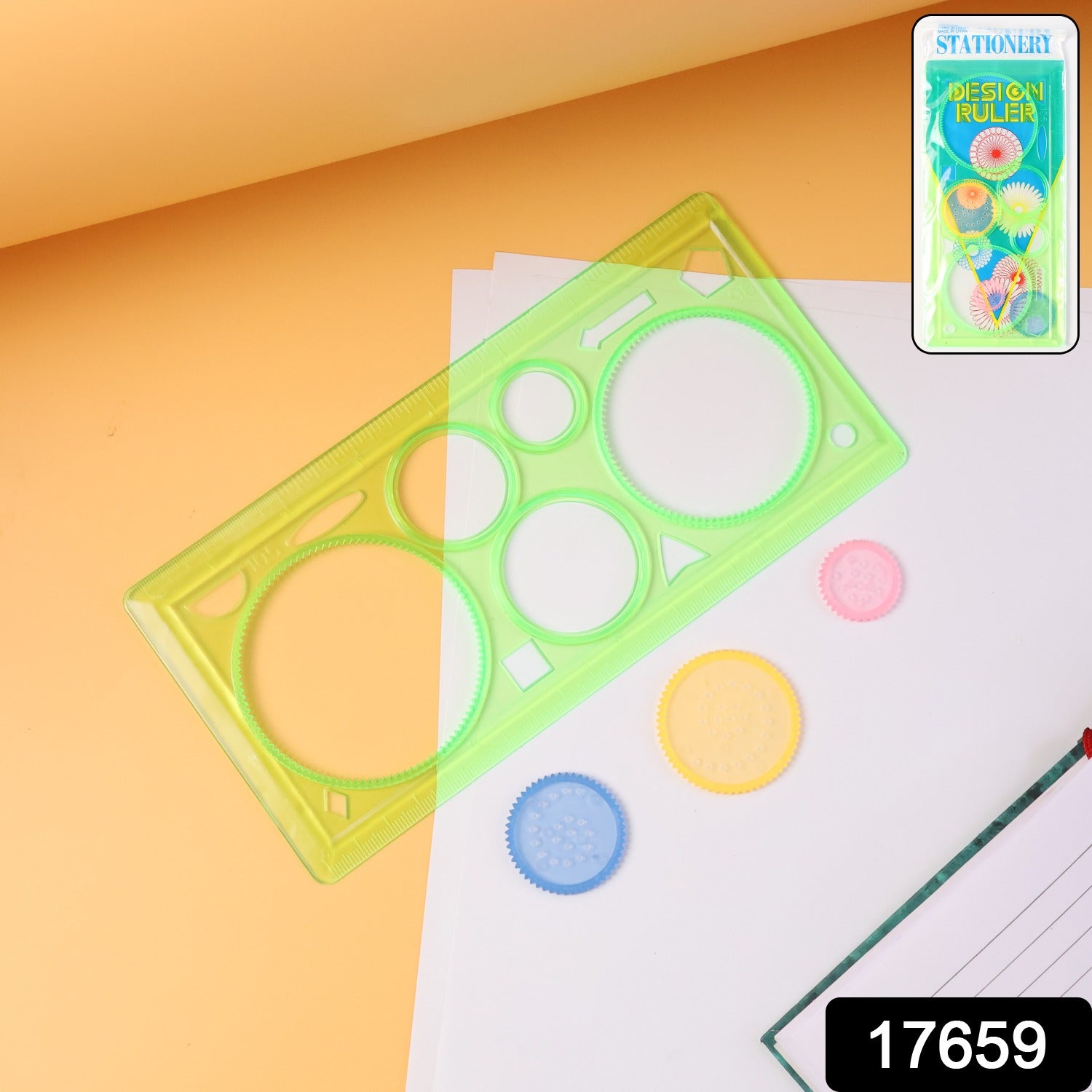 Spirograph Geometry Stencil Set β Precise Spiral & Shape Drawing