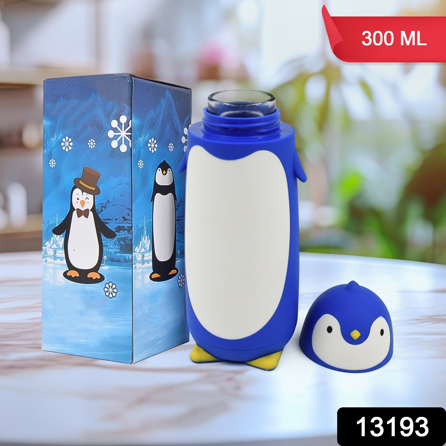 Penguin Water Bottle β Cute Insulated Travel Mug 280ml