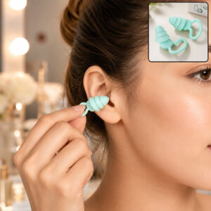 Silicone Noise Reduction Earplugs – Comfortable Triple-Layer Design