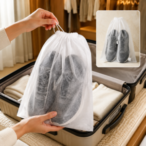 Non-Woven Shoe Storage Bag – Breathable & Dustproof Protection