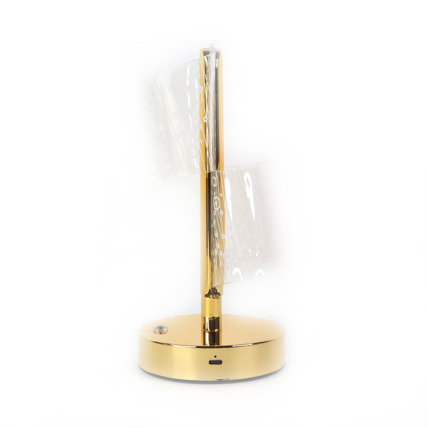 Crystal LED Double Shade Table Lamp β Elegant Home Lighting
