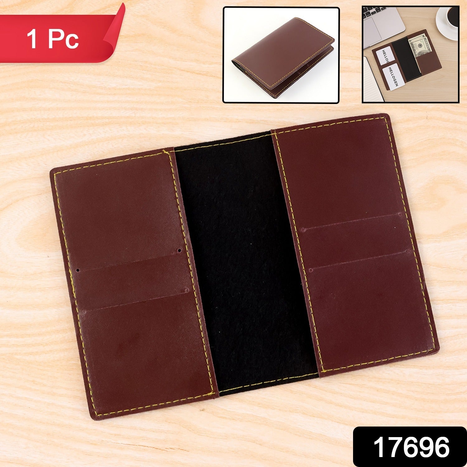 PU Leather Card Holder β Slim, Multipurpose Travel Wallet