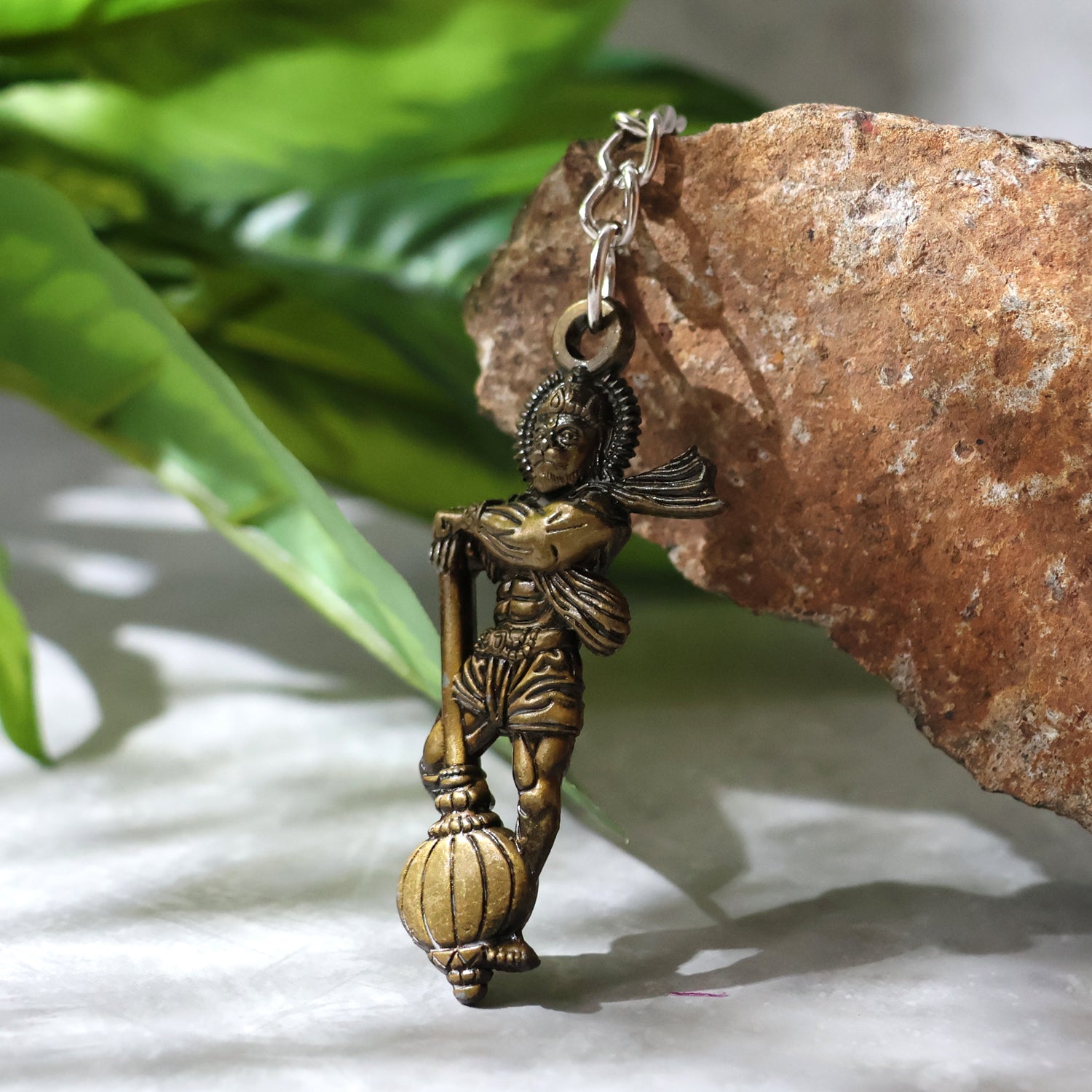 Hanuman Keychain Set – Durable Metal 2-Piece Mix Design