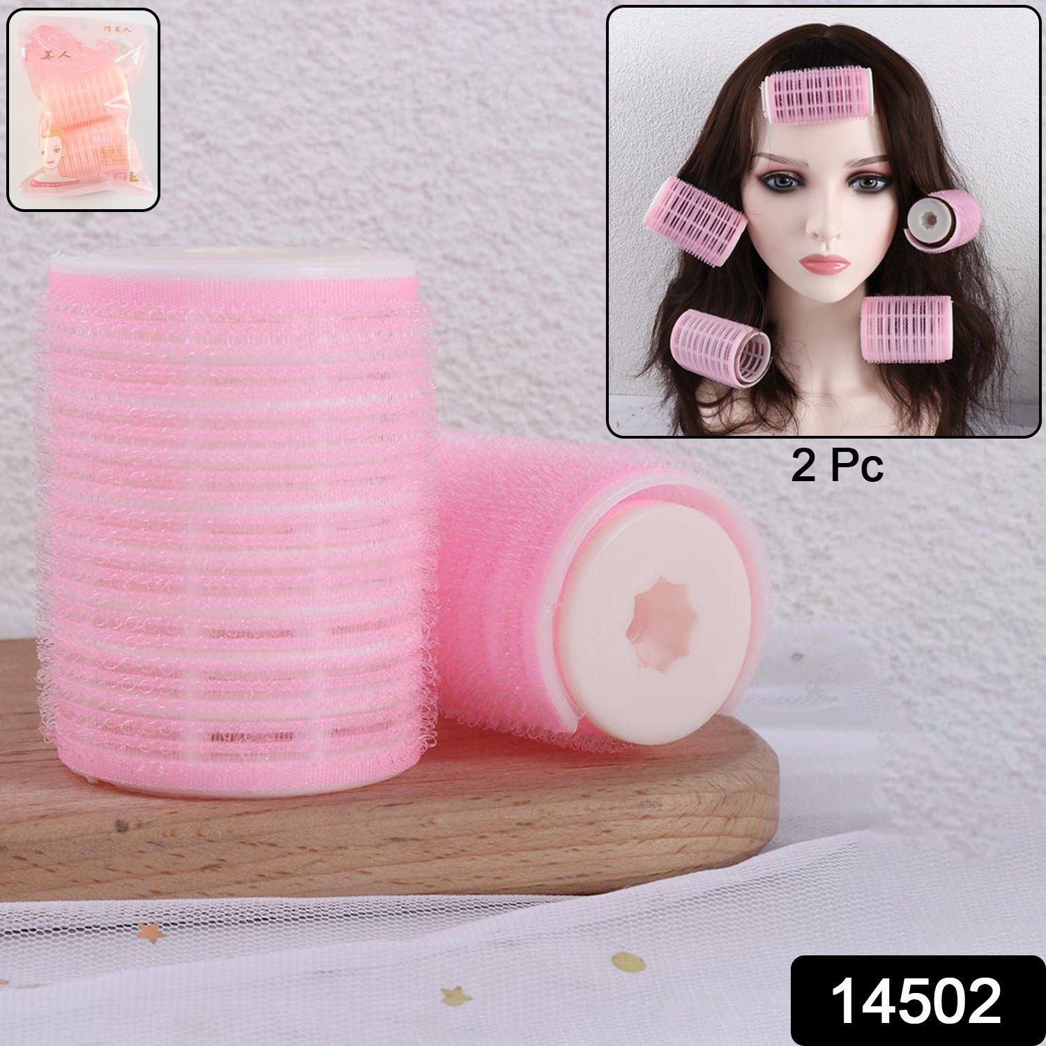 Self-Grip Hair Styling Velcro Rollers โ Natural Curls & Volume