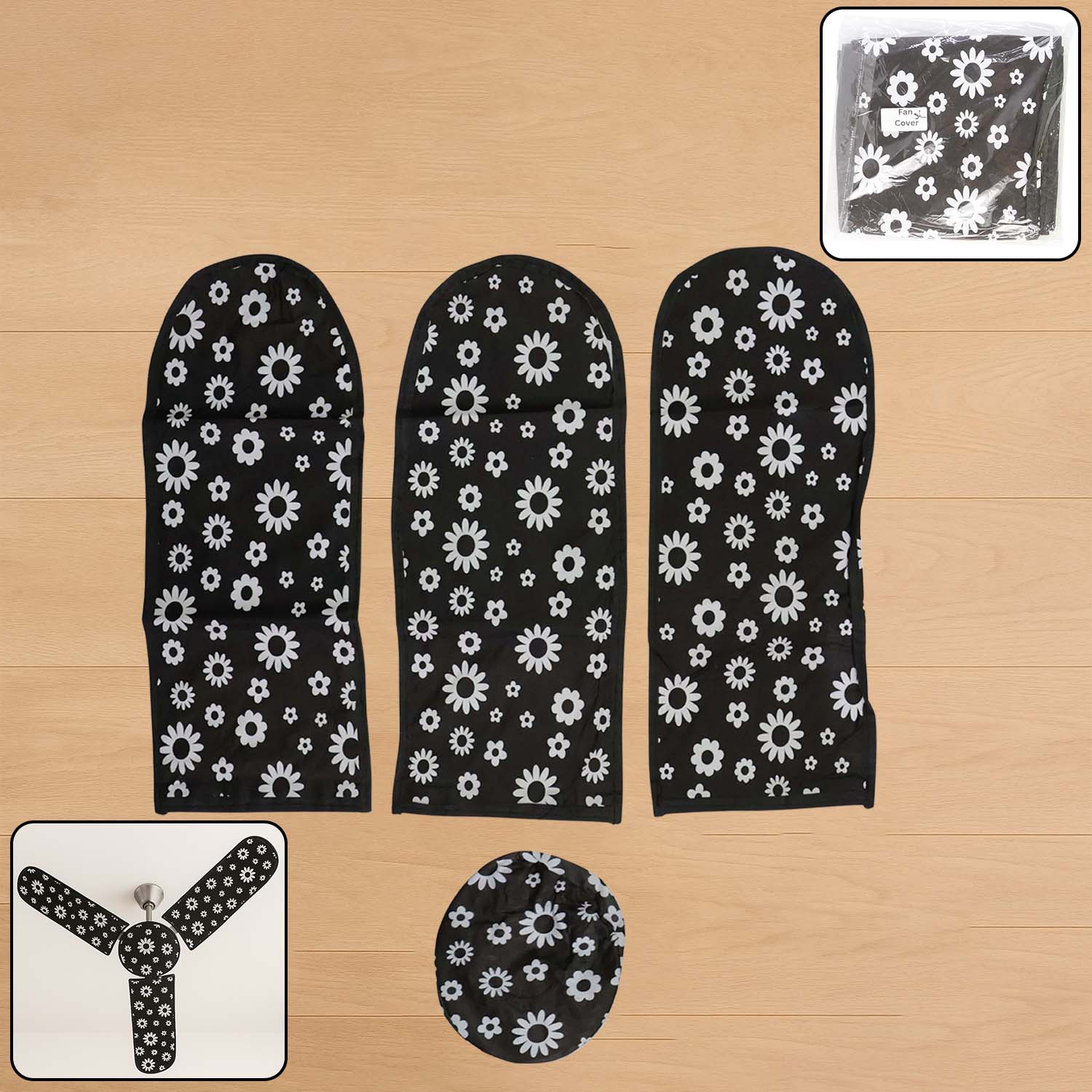 Ceiling Fan Dust Covers β Washable 4-in-1 Set for Complete Protection