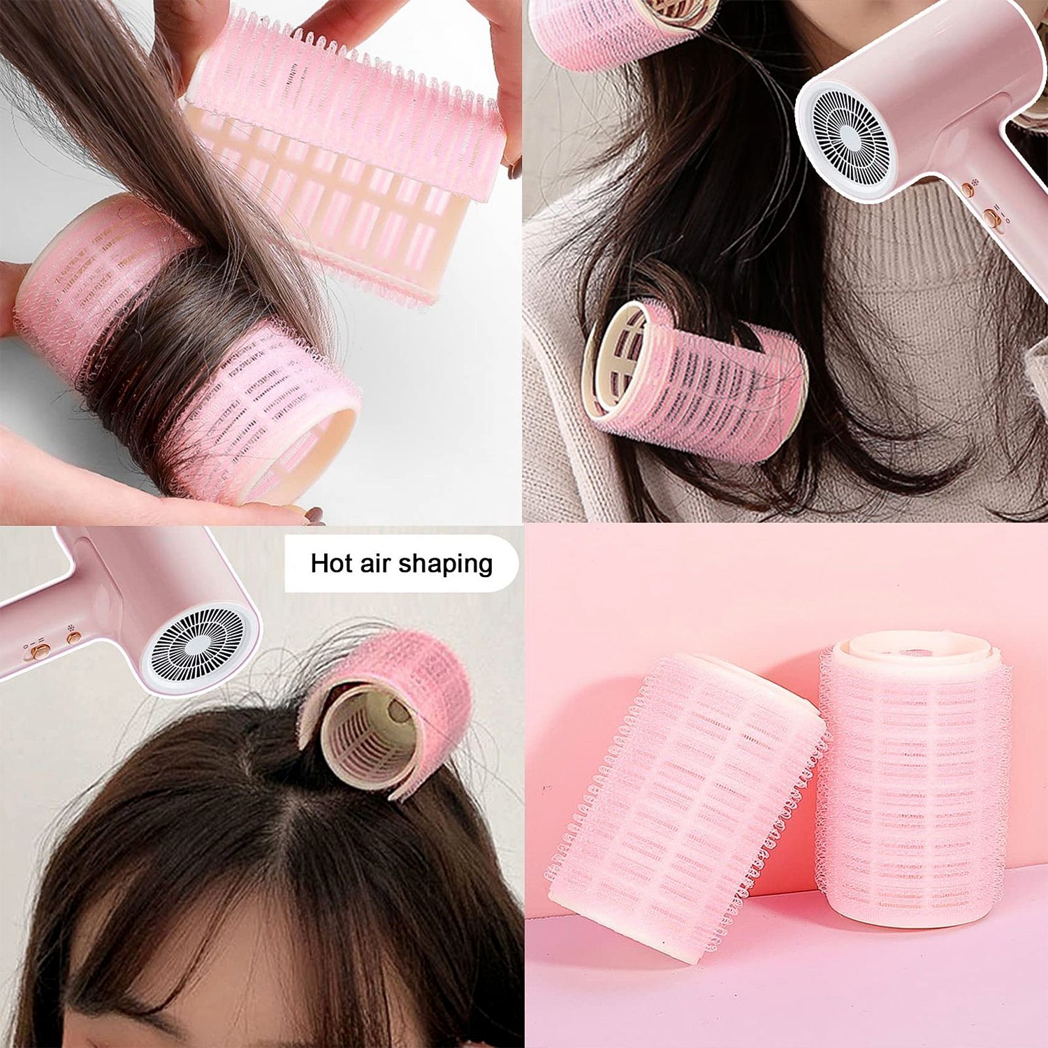 Self-Grip Hair Styling Velcro Rollers โ Natural Curls & Volume