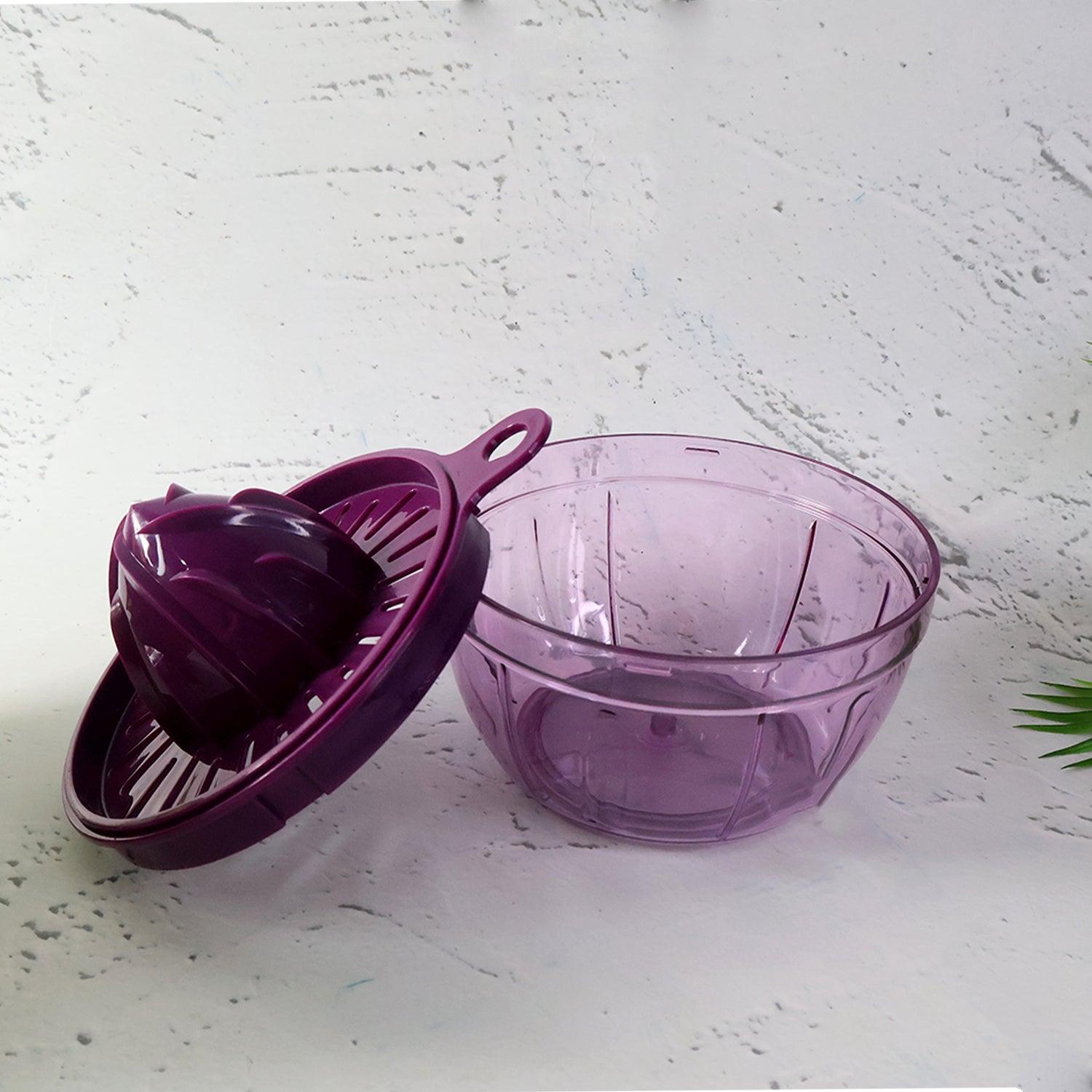 Manual Citrus Juicer 650ml β Seed Filter & Durable Plastic