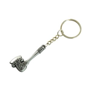 Axe Shape Metal Keychain – Durable Vintage Style Accessory