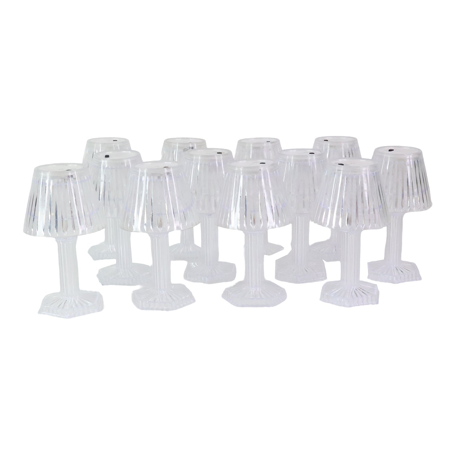 Crystal Style LED Table Lamps β Elegant Flameless Set of 12