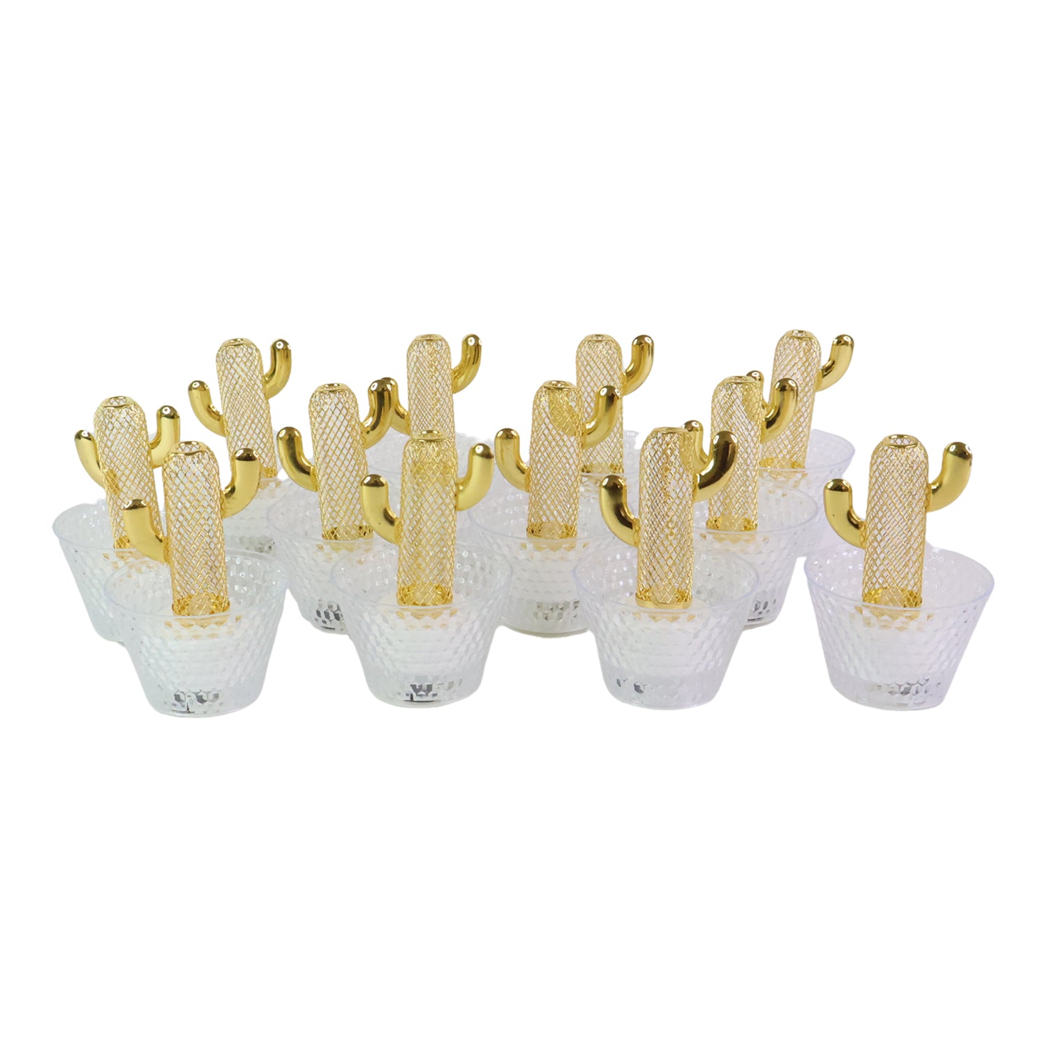 Cactus LED Tealight Candles – Unique Flameless Decorative Set