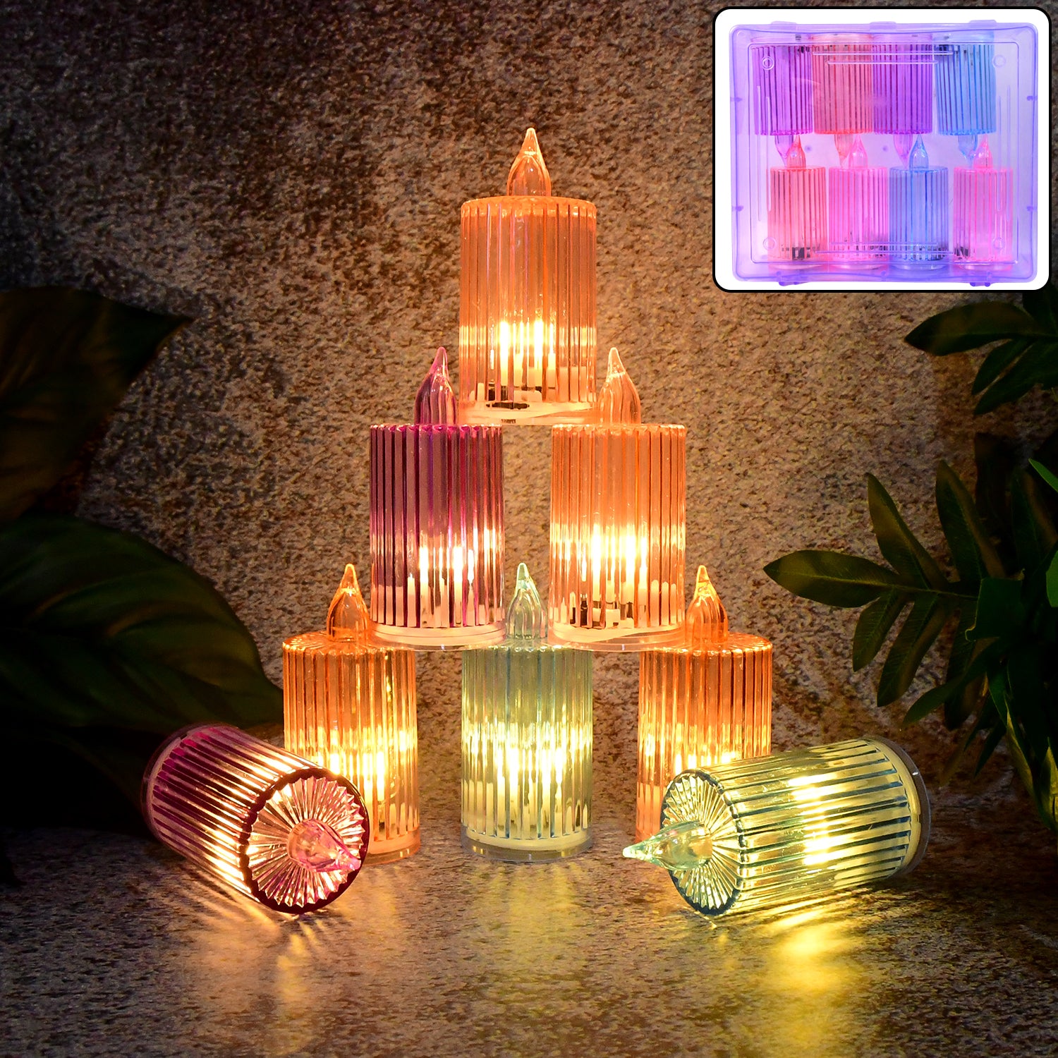 LED Candle Light Set β Flameless Decorative 8-Piece Set