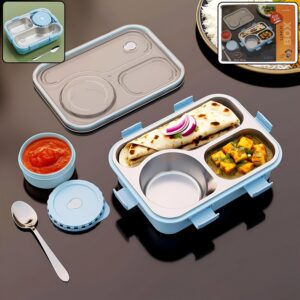 Leakproof Stainless Steel Compartment Lunch Box for Meals