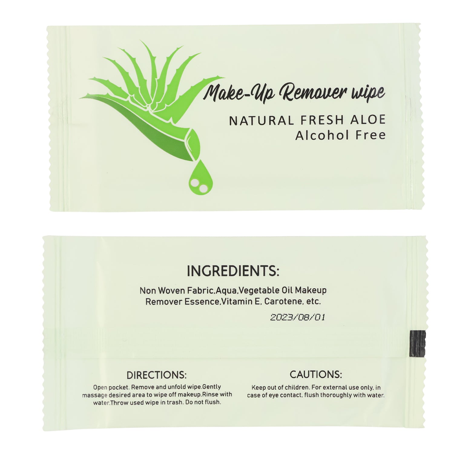 Makeup Remover Wipes โ Alcohol-Free Aloe Cleansing Towelettes Pack