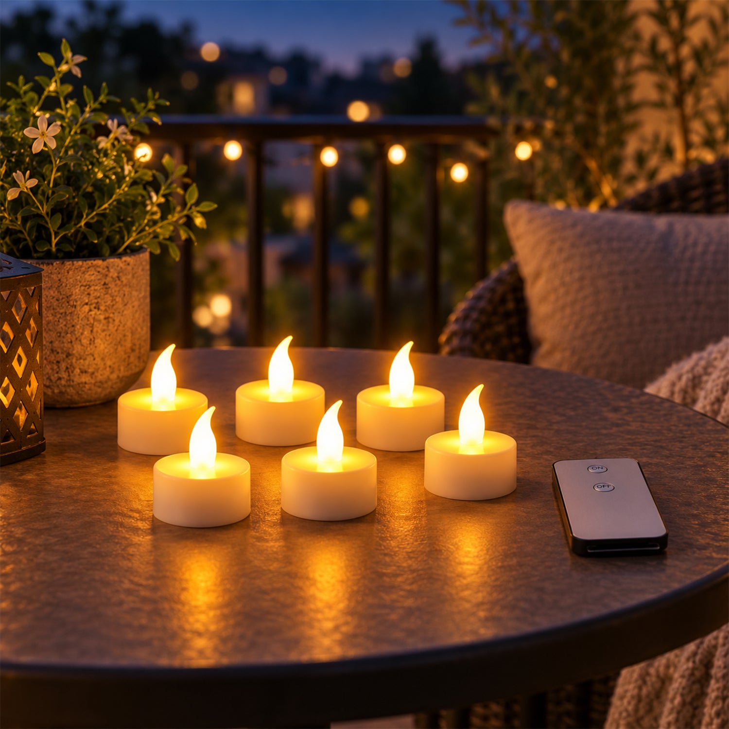 LED Flameless Candle Set β 6 Piece Warm Flickering Lights