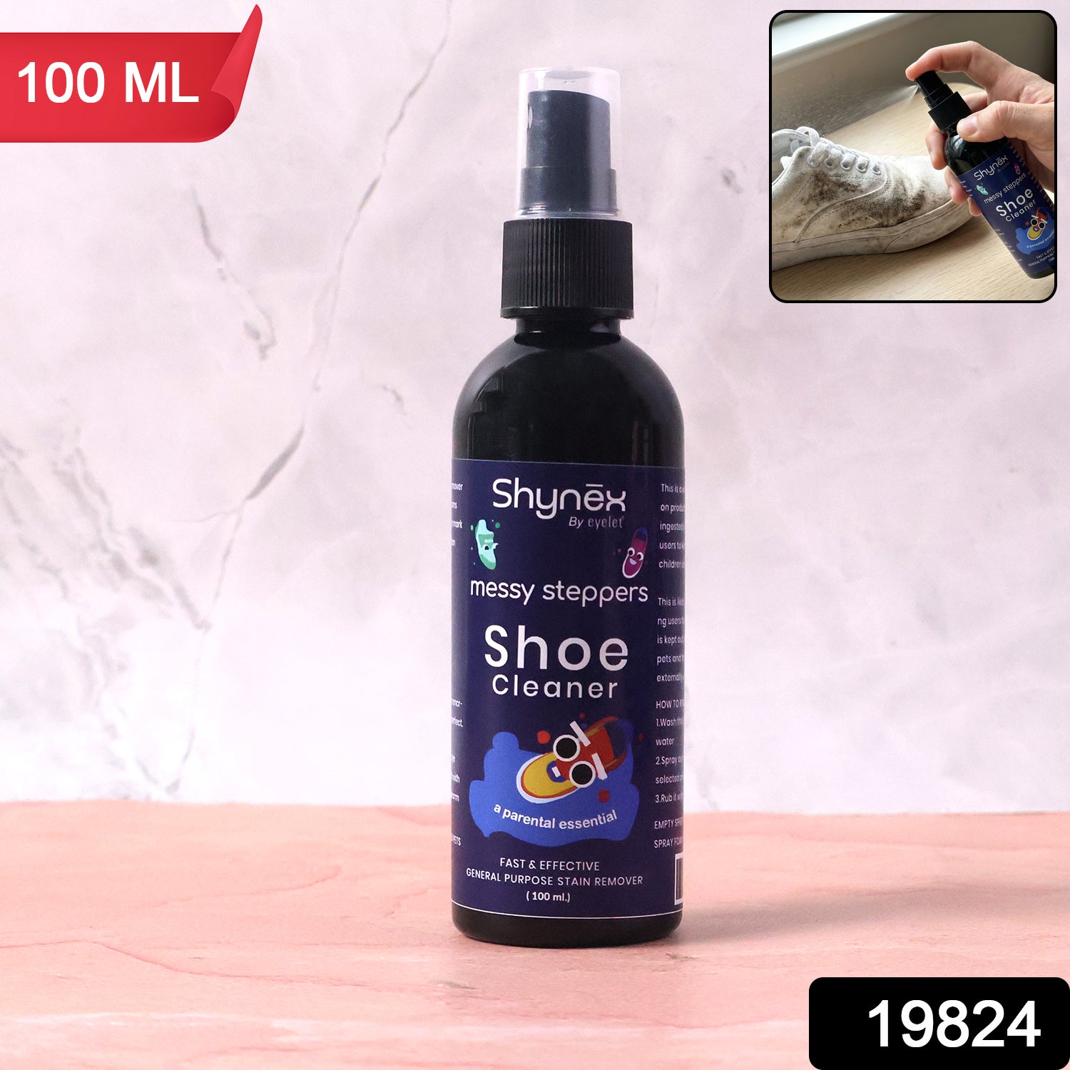 Shoe Cleaner Spray – Fast Gentle Stain Removal 100ml