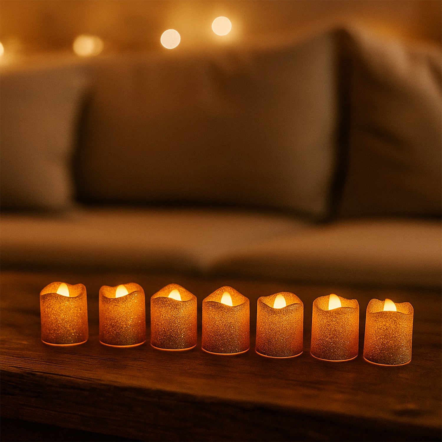 LED Tealight Candles โ Safe Flameless Decorative Set of 24