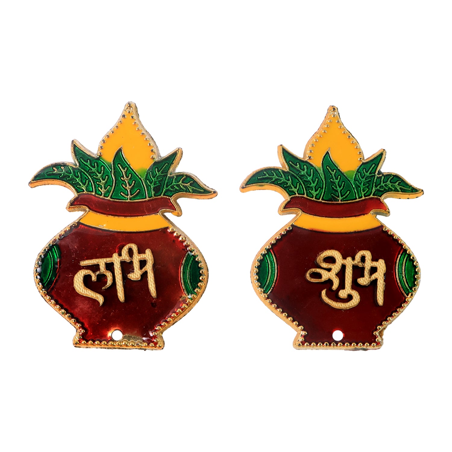 Shubh Labh Kalash Wall Hangings β Traditional Prosperity Decor Set