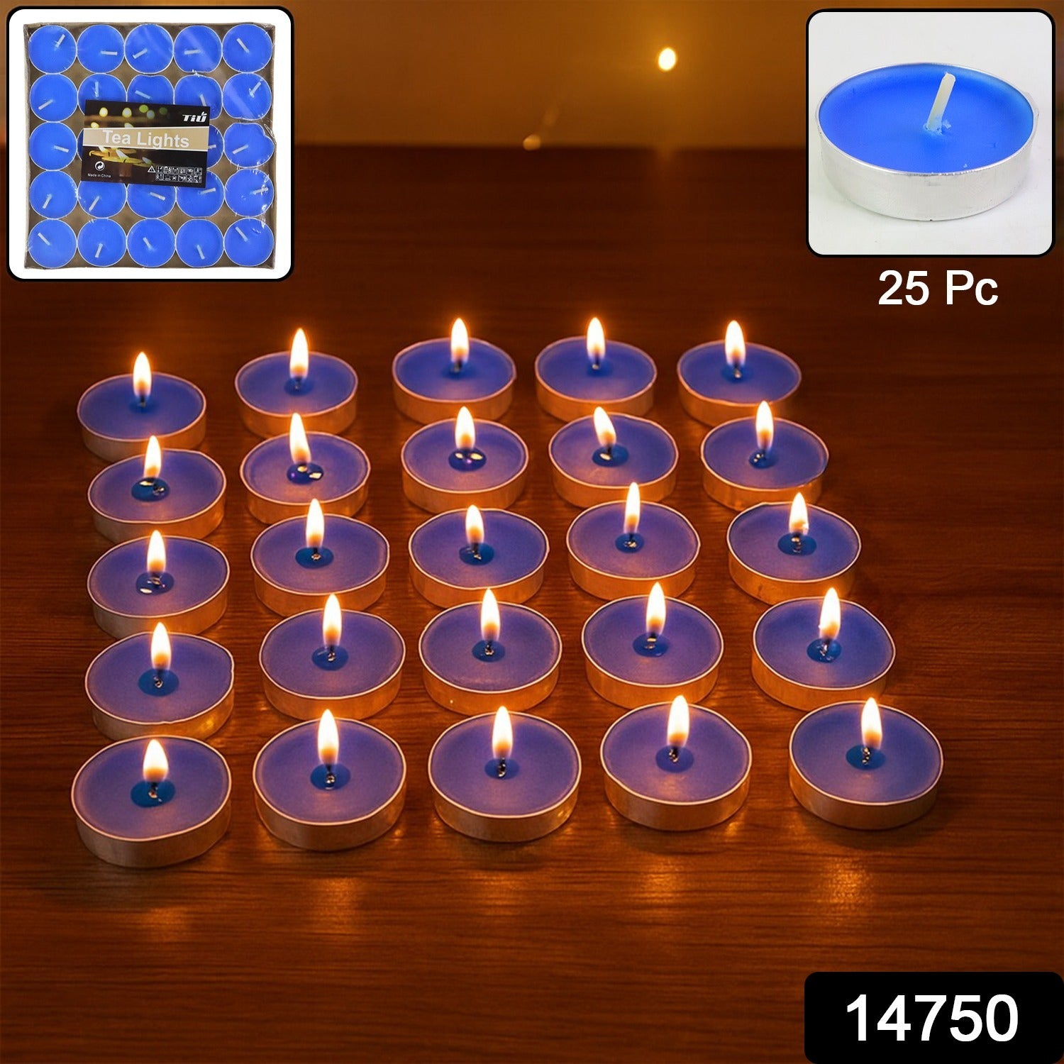 Scented Tea Light Candles โ 25 Mix Color Pack for Relaxation