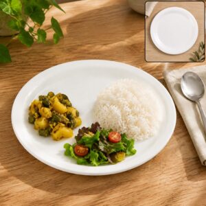 Plastic Round Dinner Plate – 19 cm Durable & Lightweight