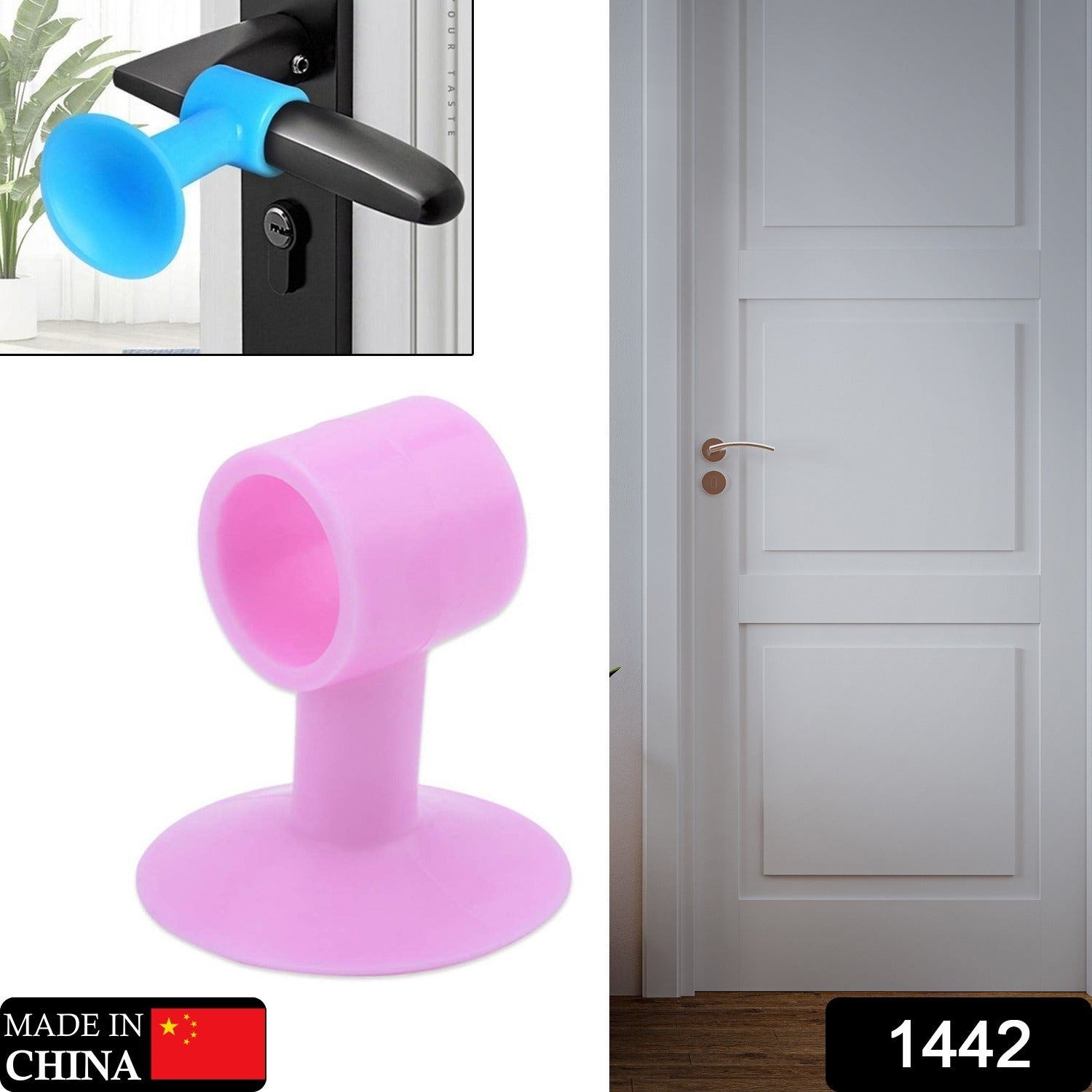 Silicone Door Stopper โ Mini Anti-Collision Crash Pad