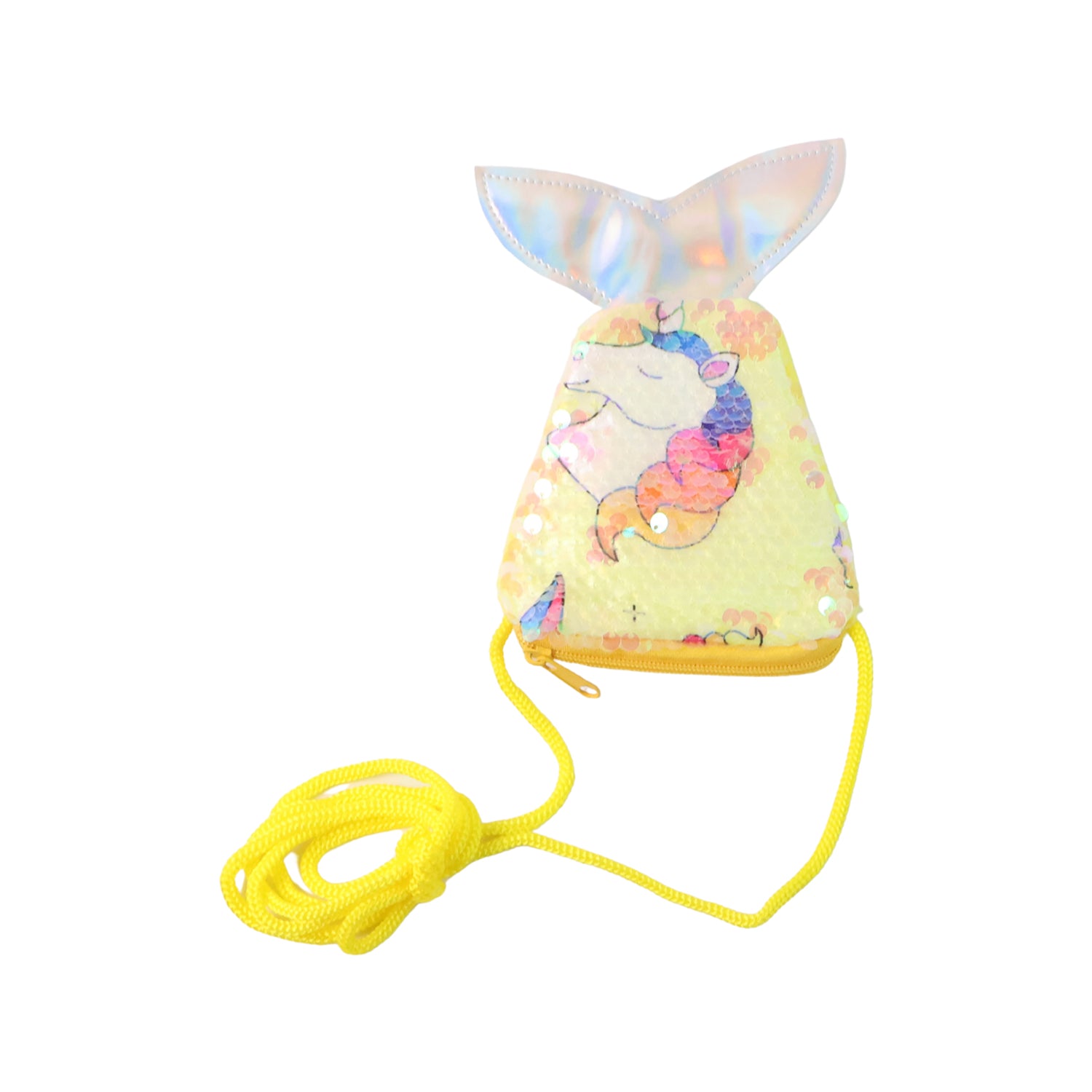 Mermaid Tail Kids Sling Bag β Colorful Reversible Sequins