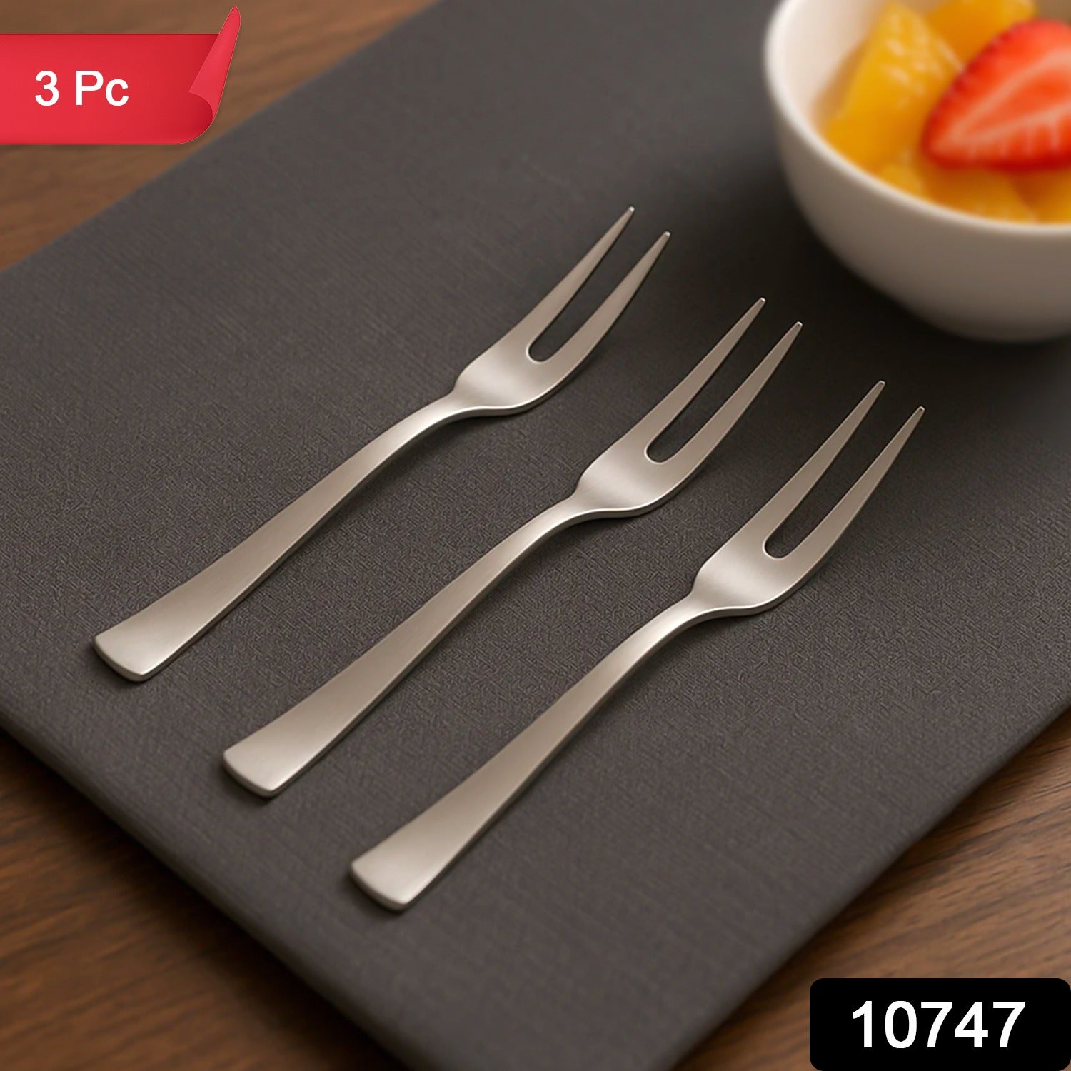 Mini Dessert Fruit Fork Set β Rust-Resistant Reusable Cutlery